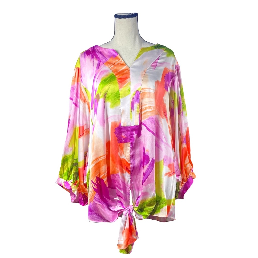 Chico's Vibrant Multi-Color Top - image 1